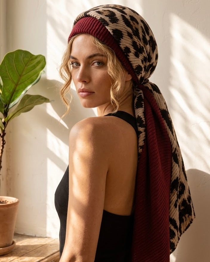 Bourgogne et Sauvage Scarf