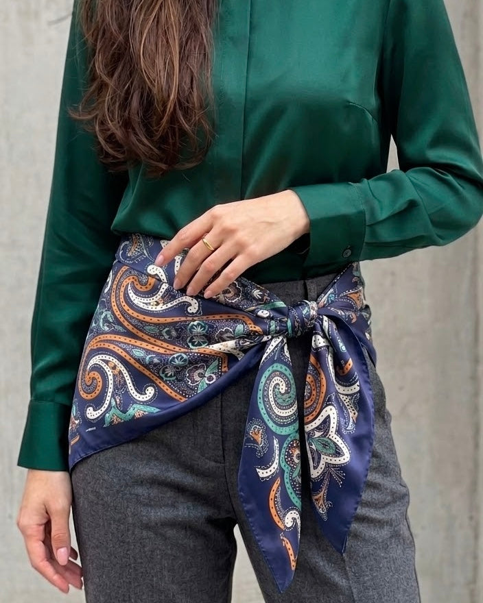 Monaco nights silky headscarf