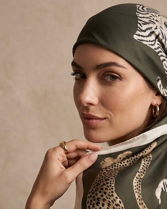 The Chic Savannah silky headscarf
