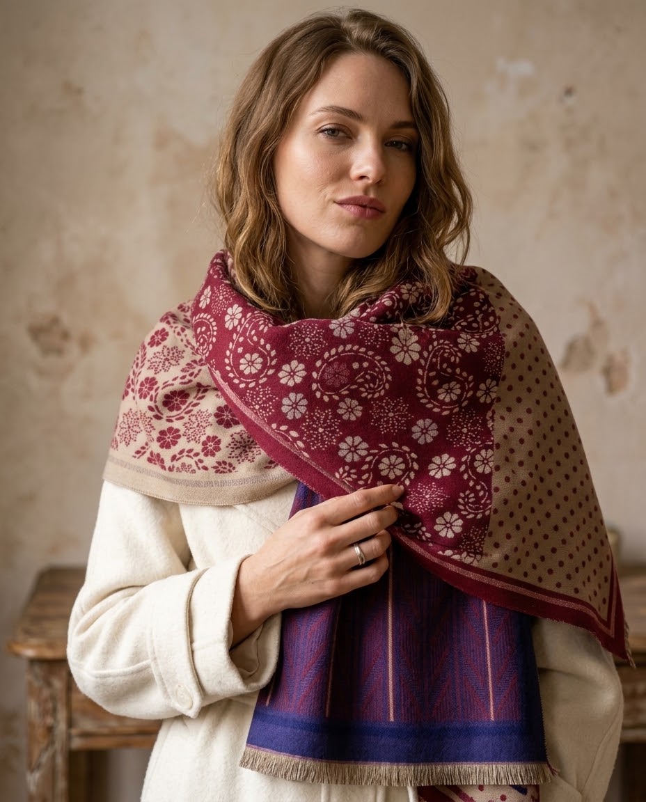 La Parisienne Jacquard Scarf