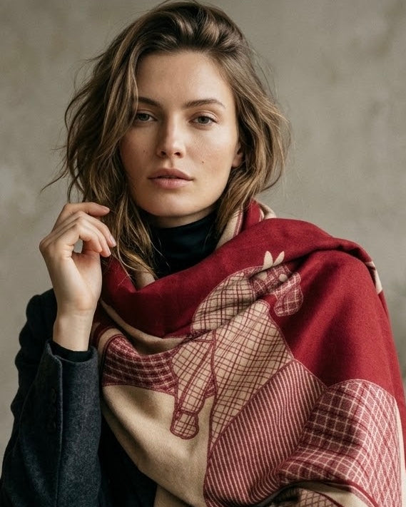 Chevalier Carmin Scarf