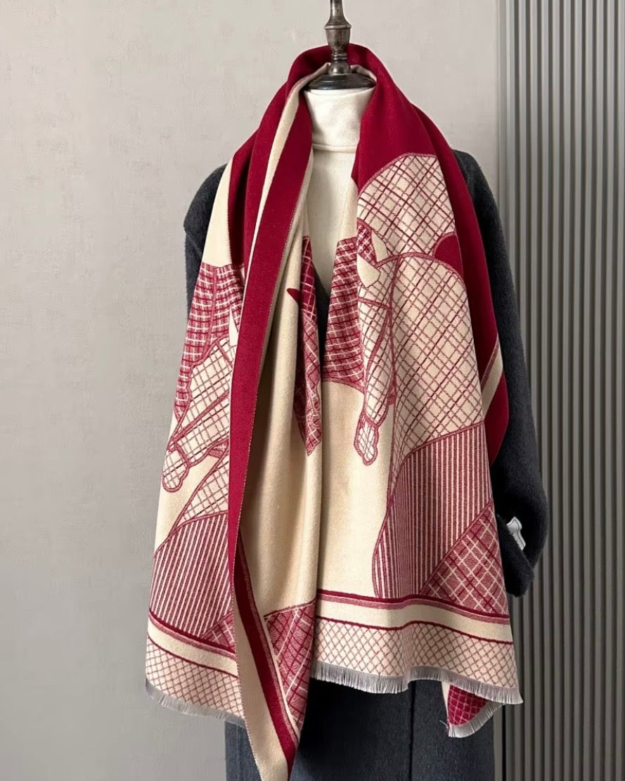 Chevalier Carmin Scarf