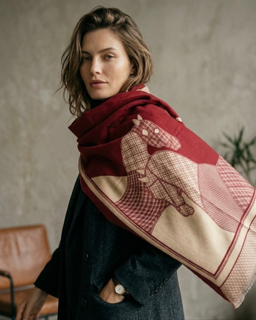 Chevalier Carmin Scarf