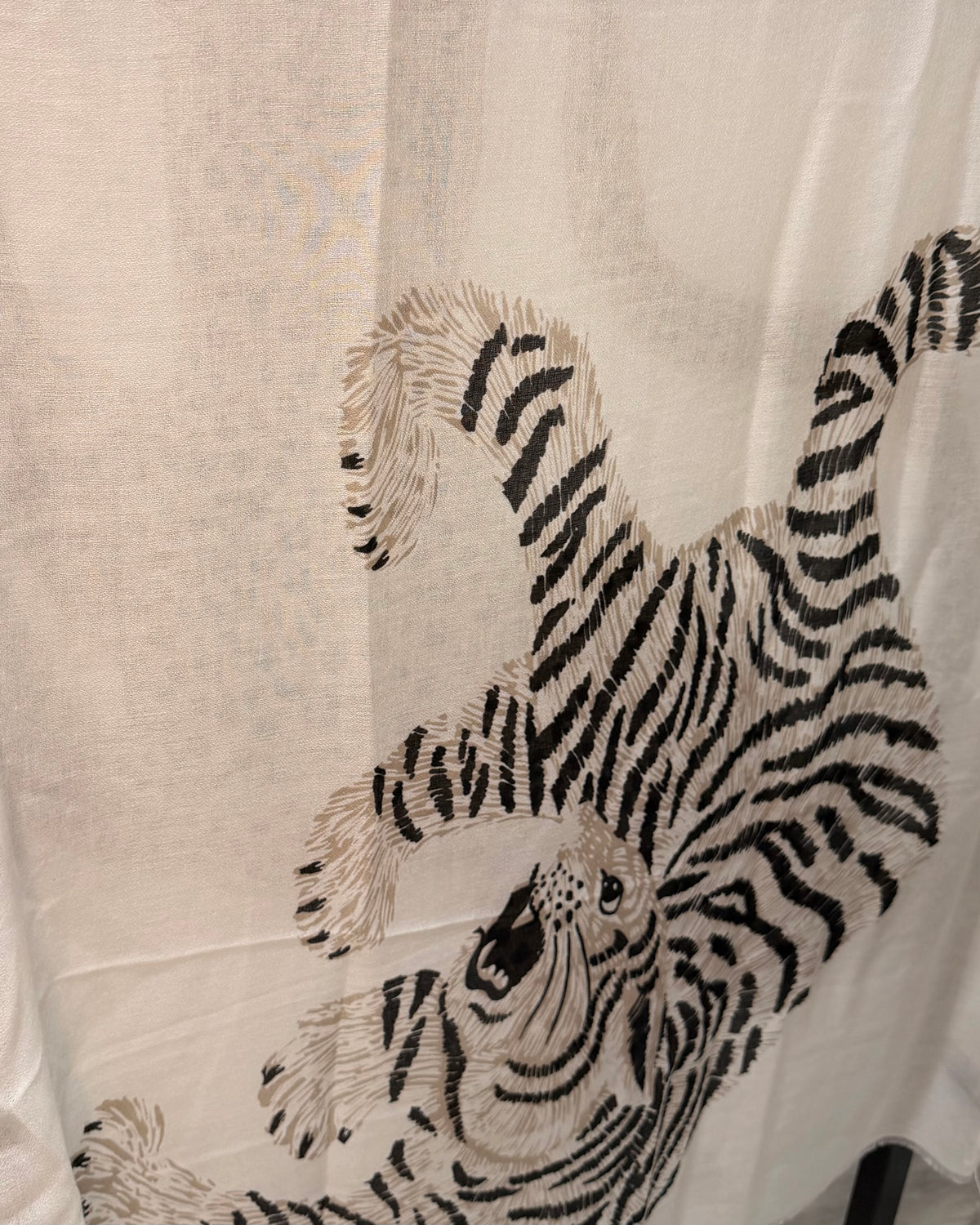 Ivory Wild Duo Soft Weave Off-White Scarf