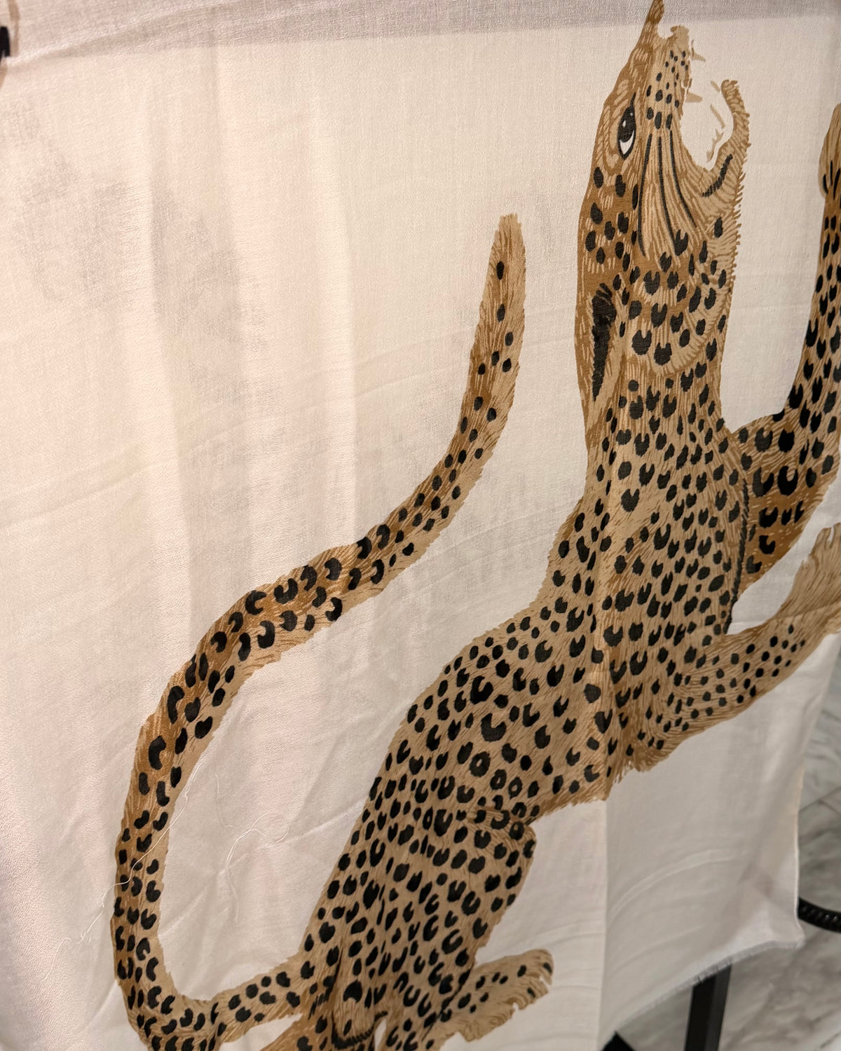 Ivory Wild Duo Soft Weave Off-White Scarf