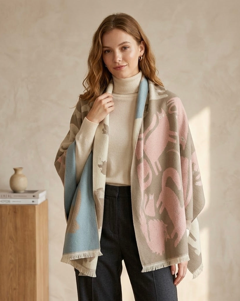The Pastel Khaki Paws Wrap