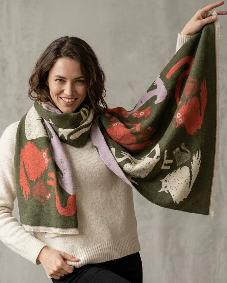 The Olive Green Paws Wrap