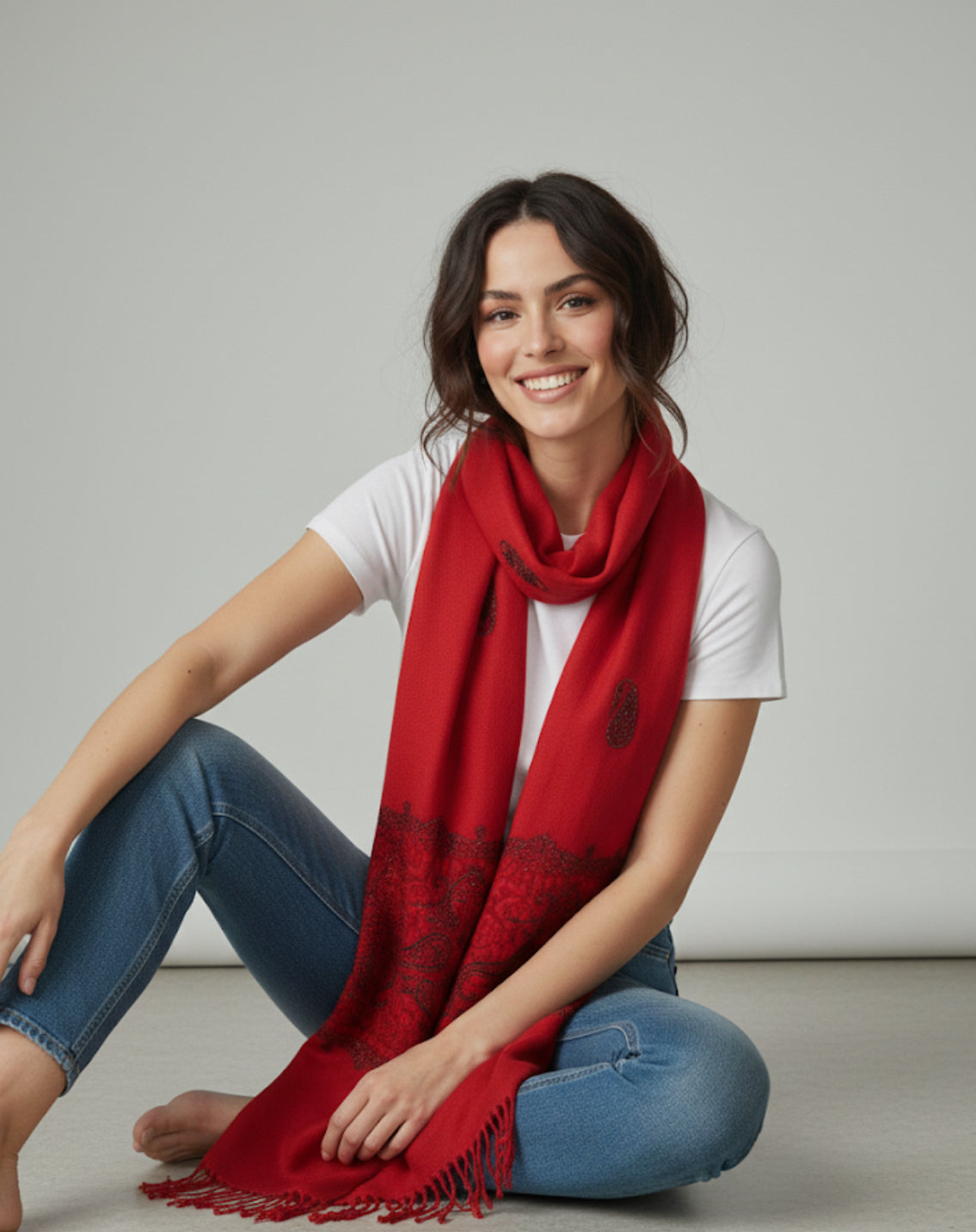 The Red Desire Scarf