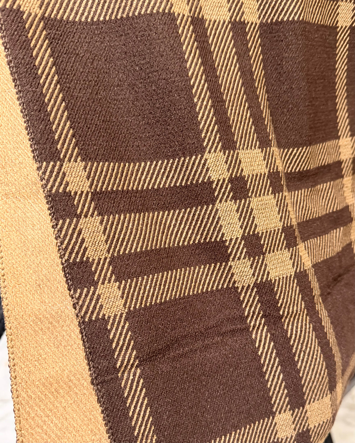 BURBERRY Heritage Mocha Check Scarf