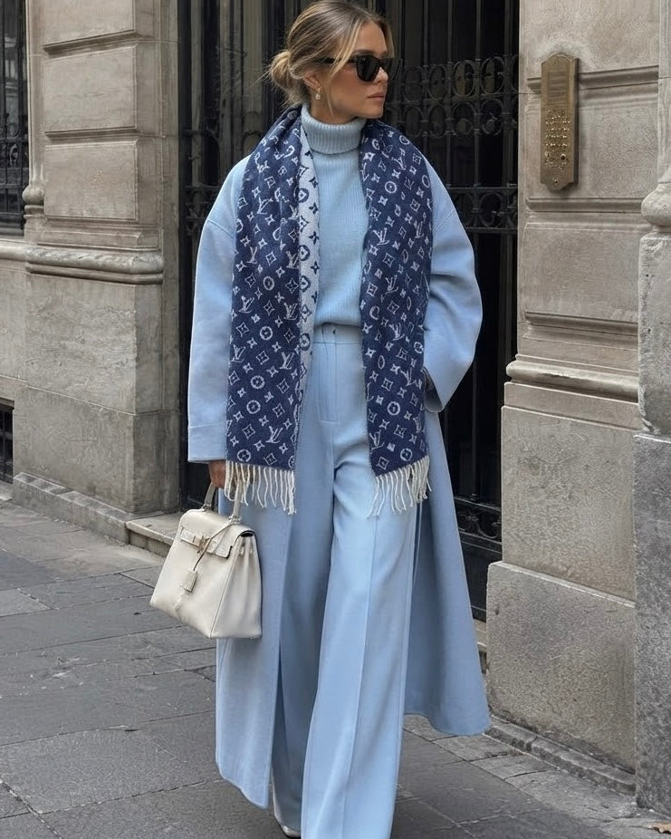 LOUIS VUITTON Timeless Navy Wrap