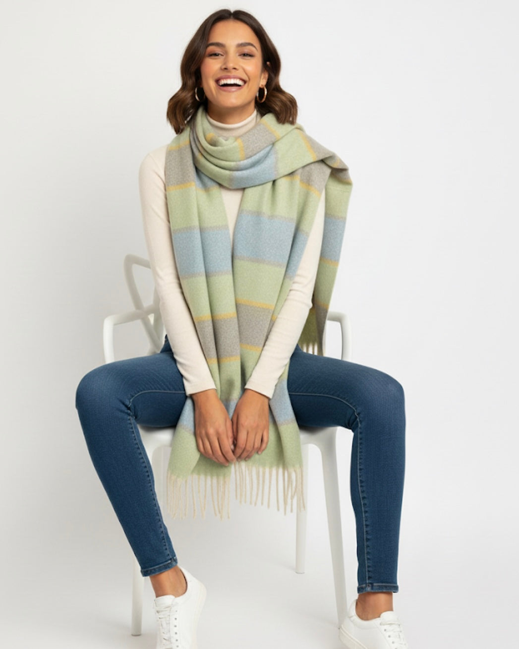 Green Meadow Mist Scarf