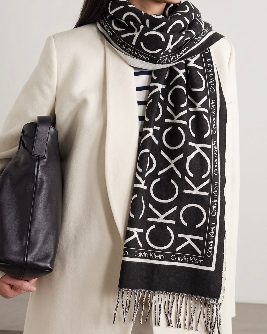 CALVIN KLEIN Midnight Signature Scarf
