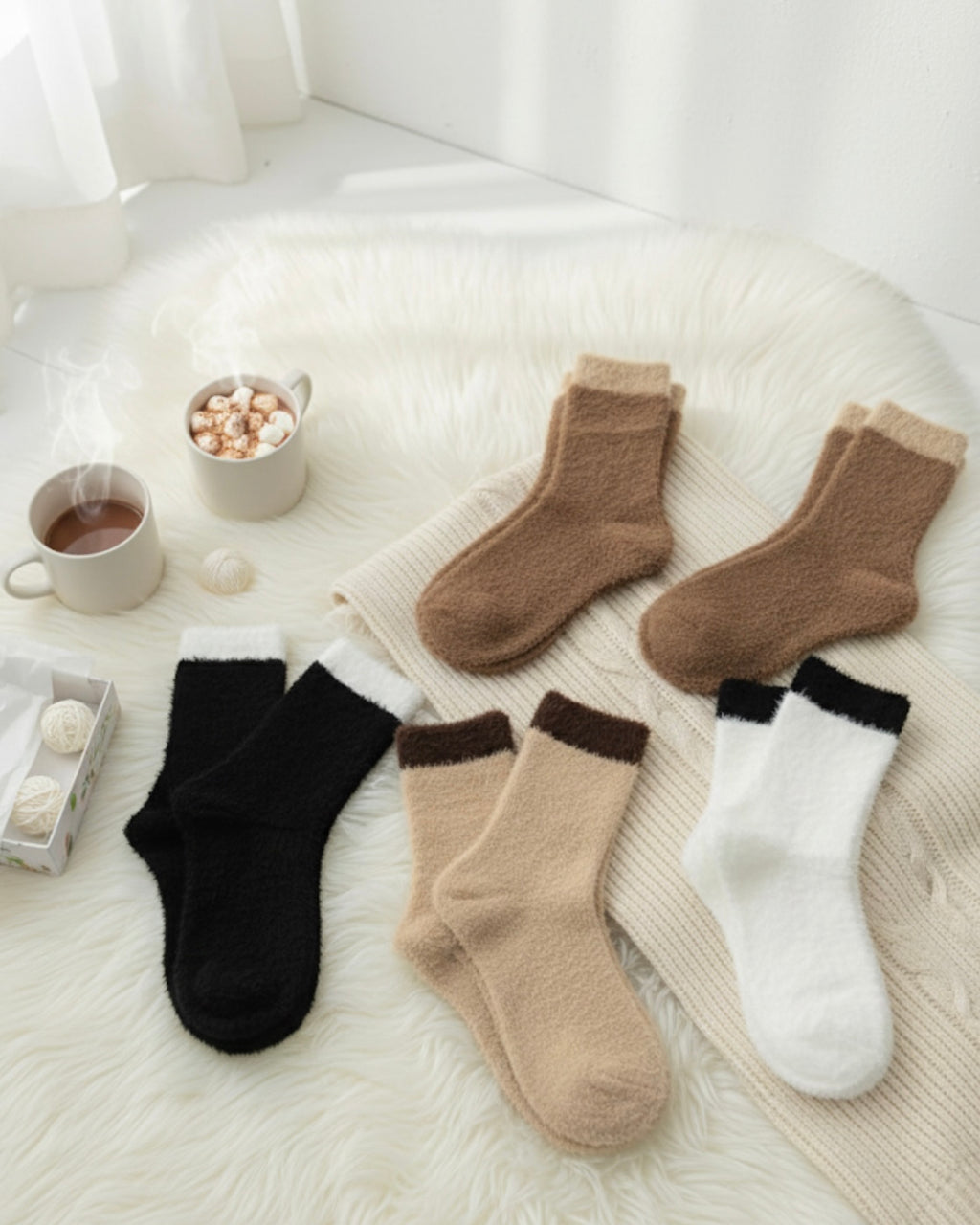 Whisper Plush Ankle Crew Set