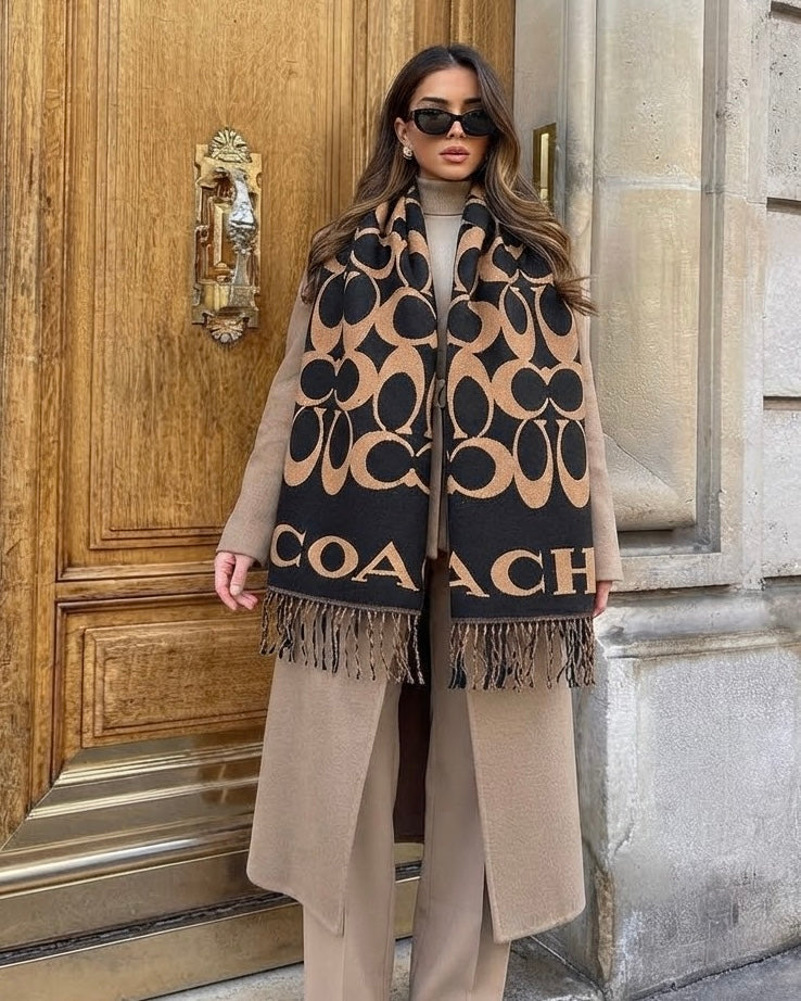 COACH Eclipse Patterned Scarf