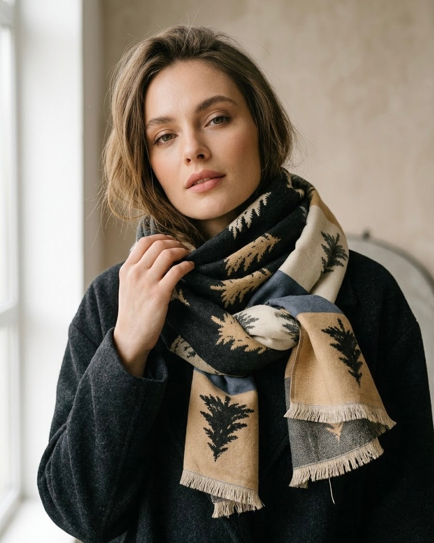 The Alpine Shadow Scarf