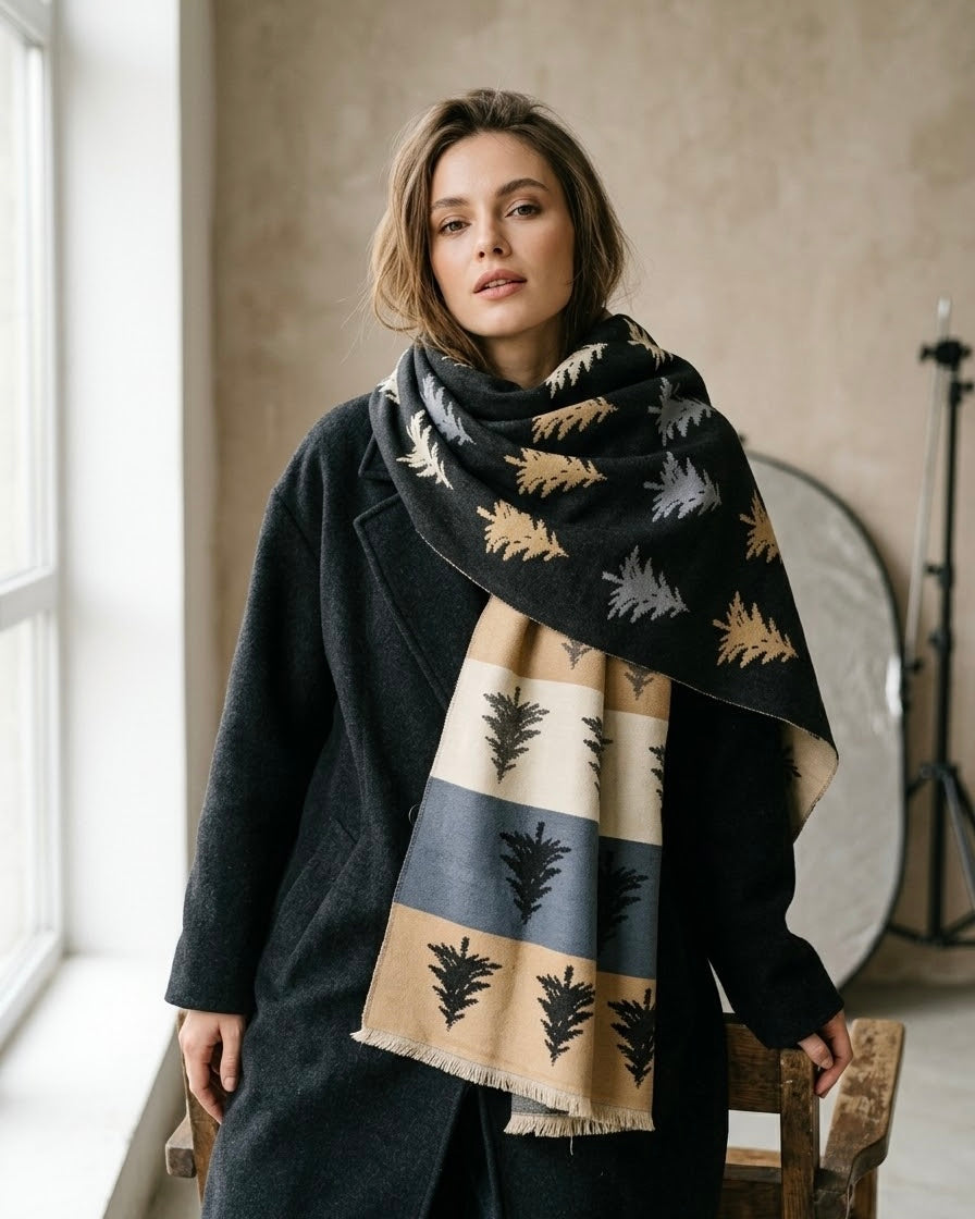 The Alpine Shadow Scarf