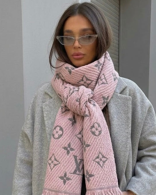 LOUIS VUITTON Boulevard Rose Scarf