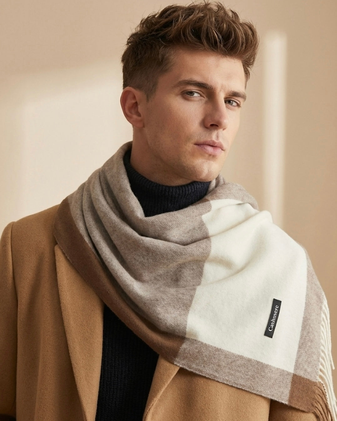 The "Latte & Cream" Scarf