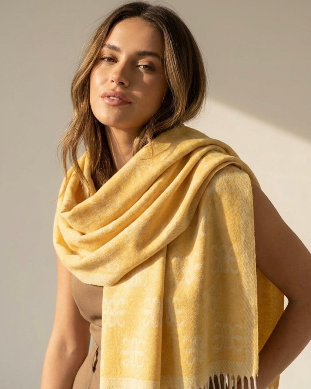 Saffron Glow Scarf