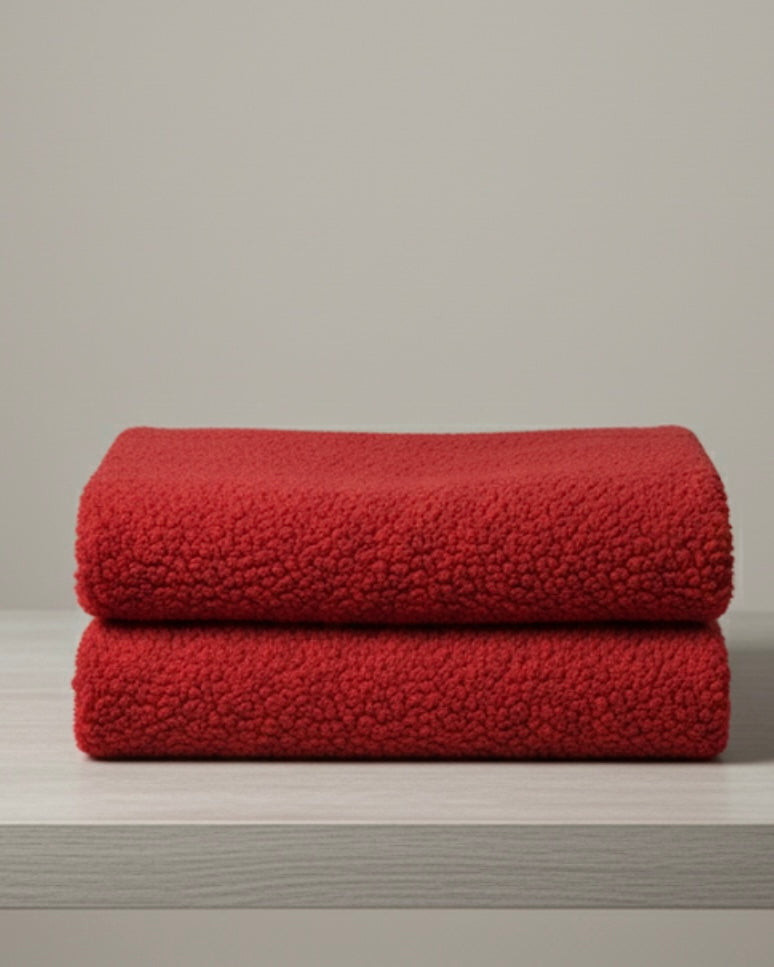 The Red Plush Cloudy Wrap - Offer Price
