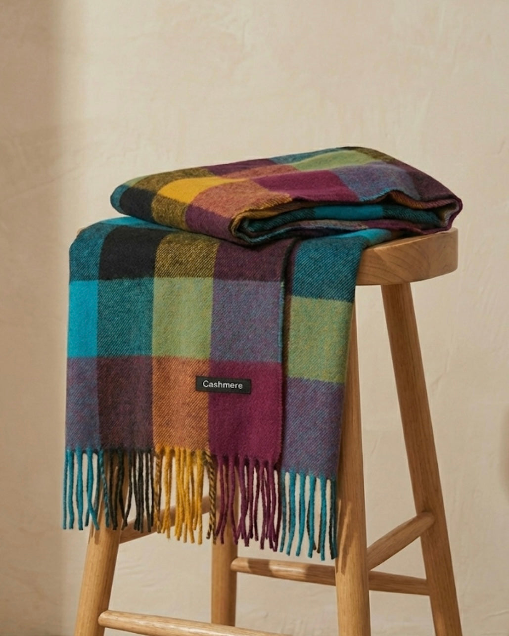 The Chroma Check Scarf