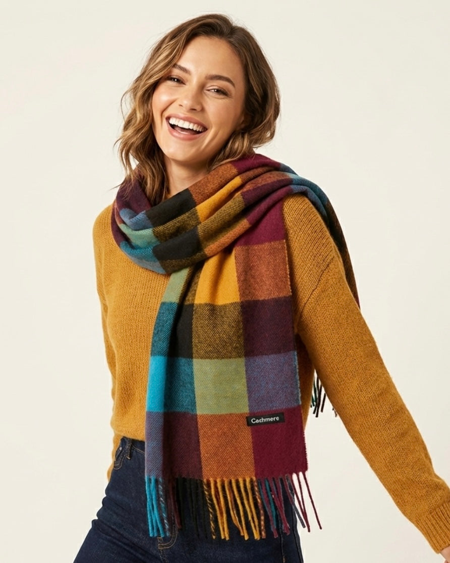 The Chroma Check Scarf