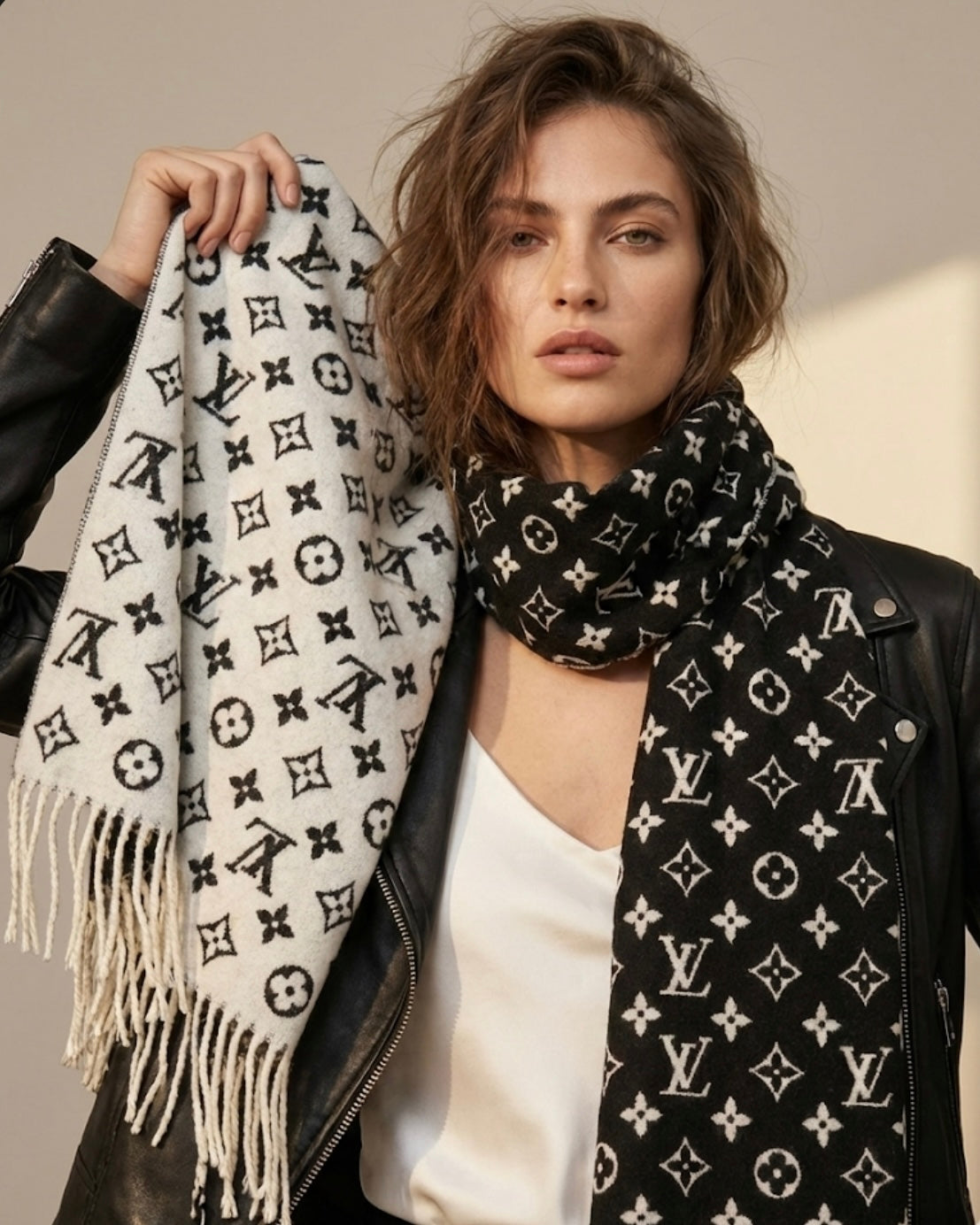Louis Vuitton Monogram Classic Scarf