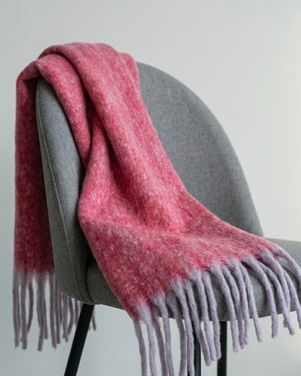 Raspberry Crush Scarf