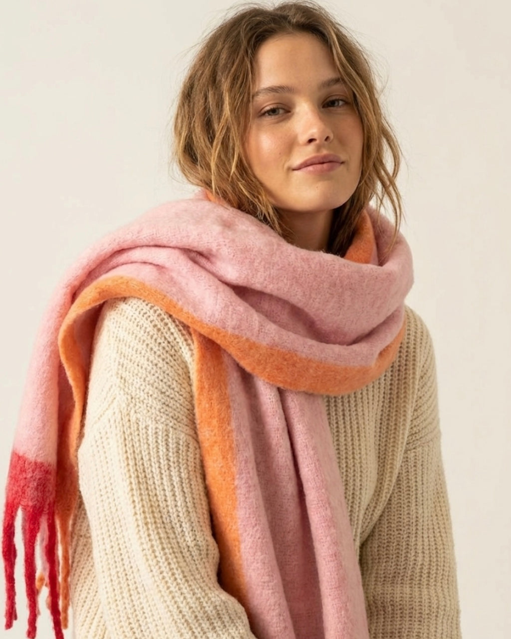 The Rosy Haze Scarf