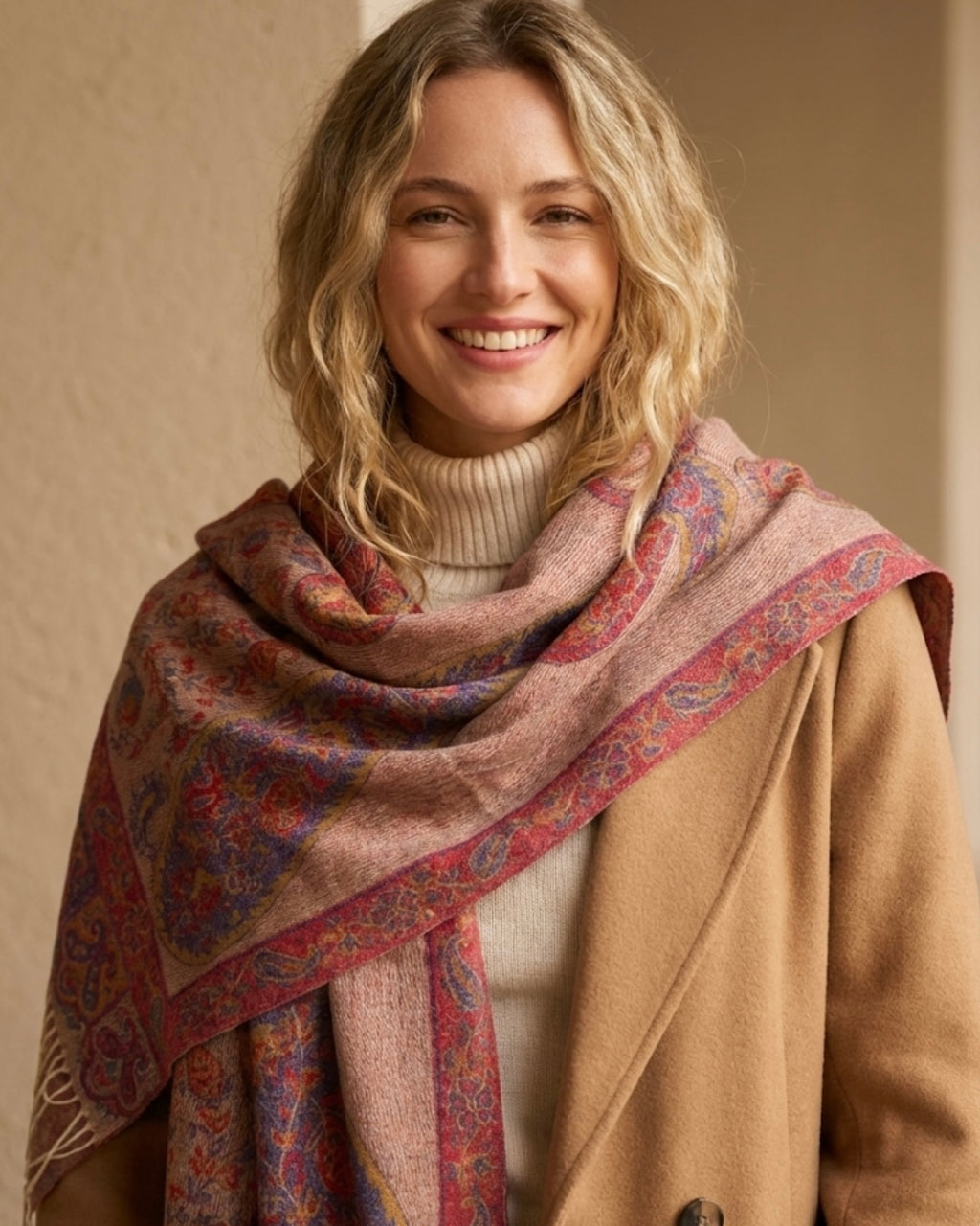 Pashmina Sienna Paisley