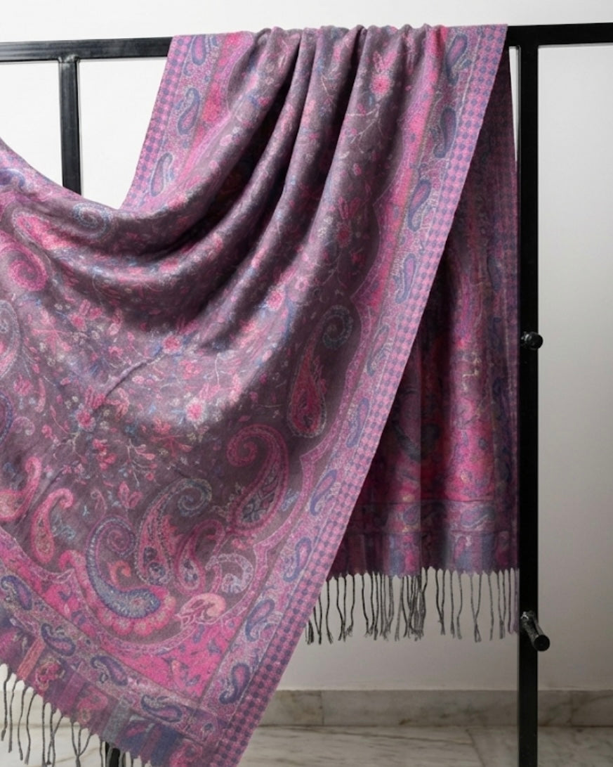 Pashmina Berry Mosaic Scarf