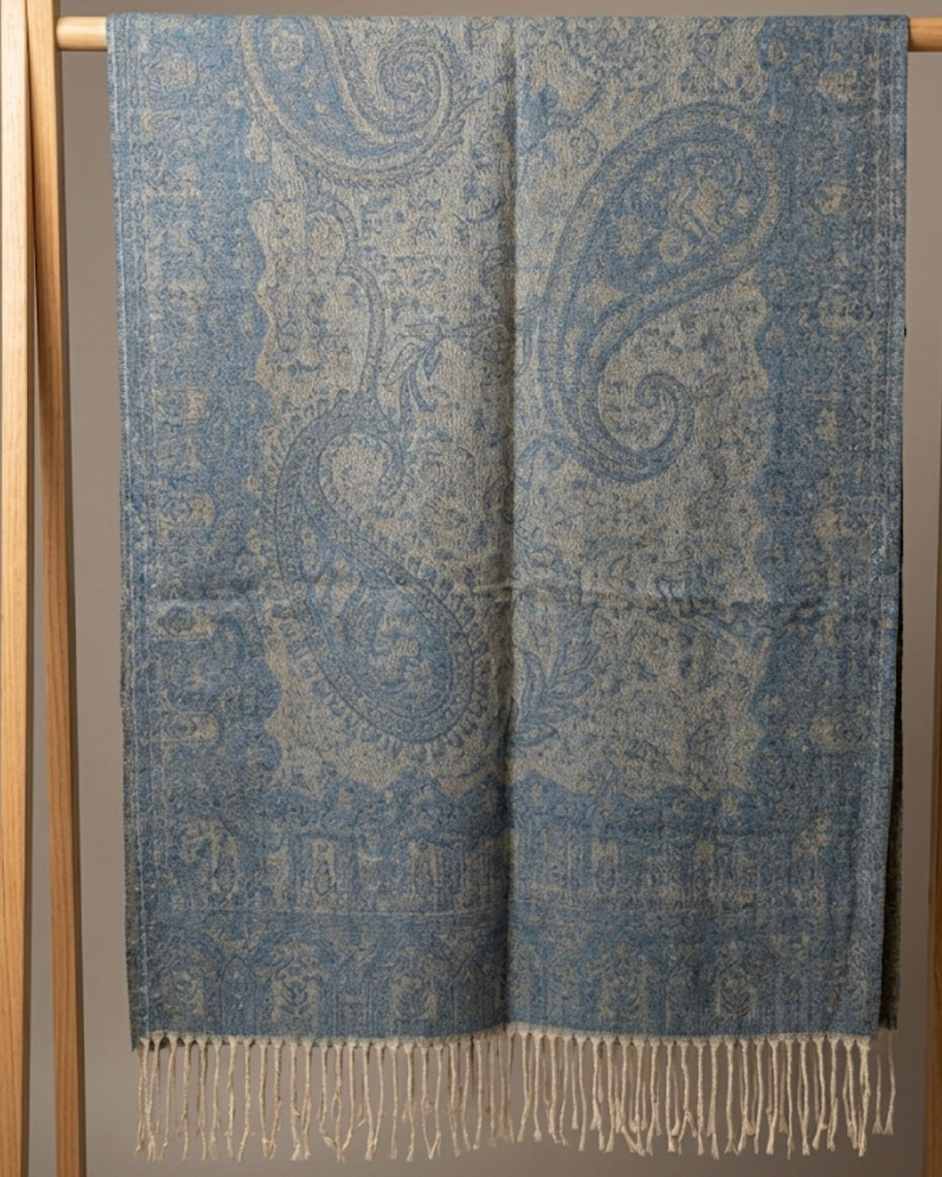 Pashmina Dusty Blue Willow Scarf