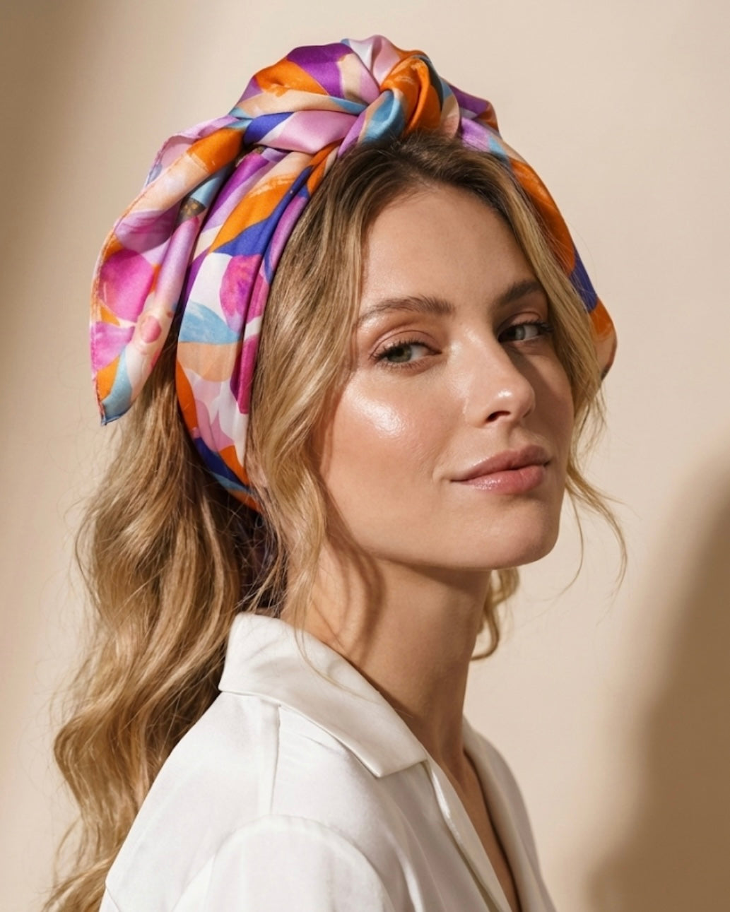 Prism Petals Silky Bandana
