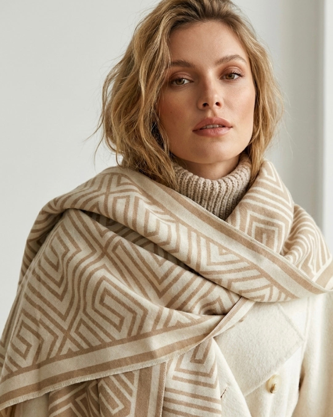 The Canvas Geo Stole Scarf