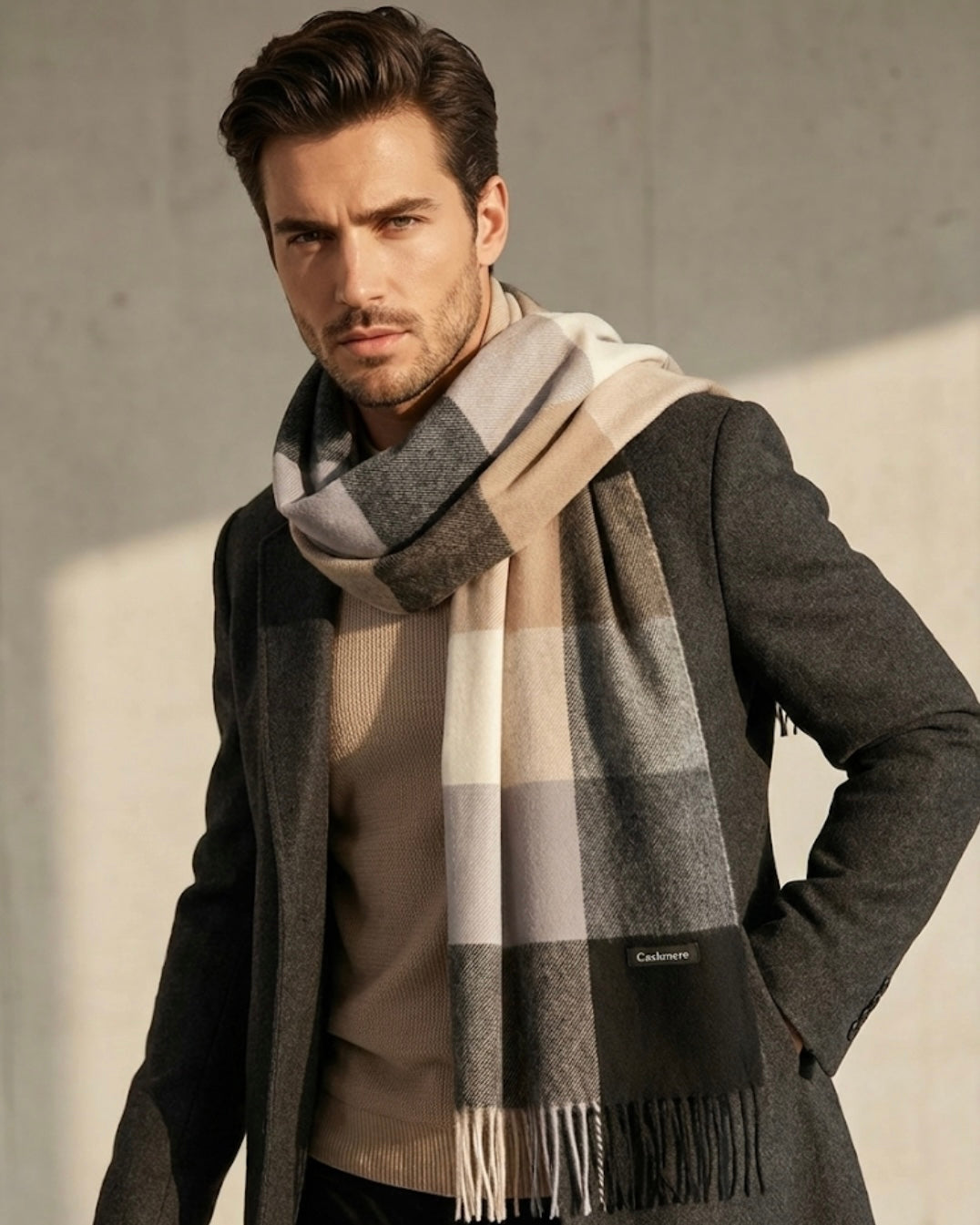 Monarch Grey Scarf