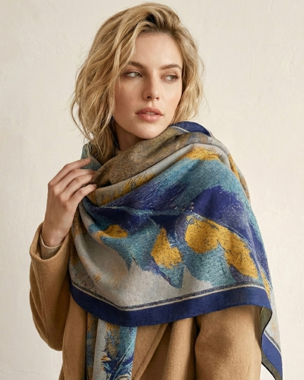 Stylish Artistic Print Scarf