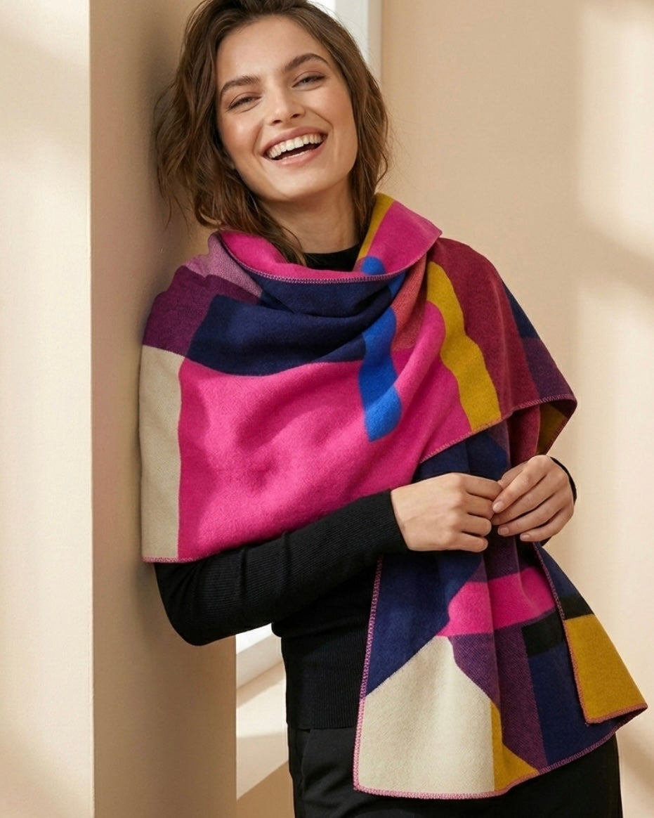 Abstract Harmony Pop Art Scarf