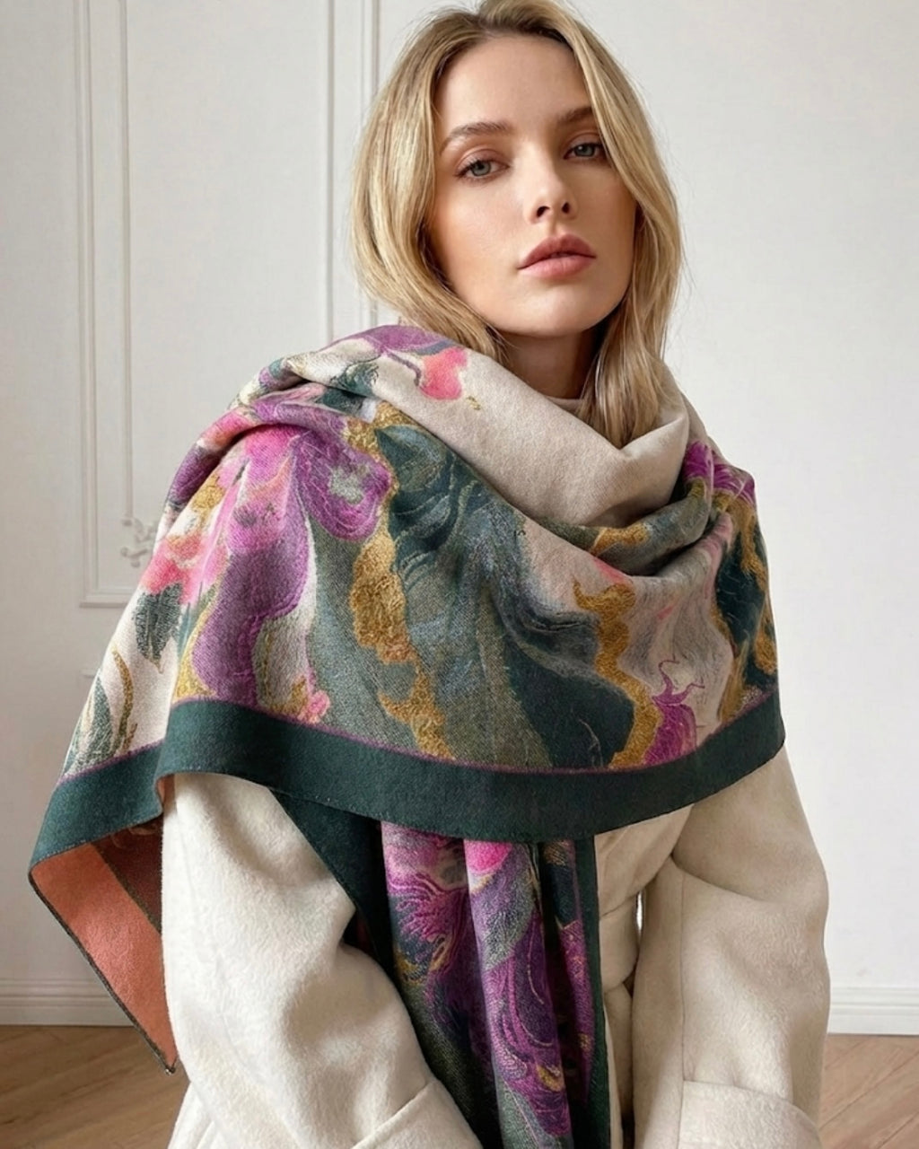 Canvas in Bloom Scarf