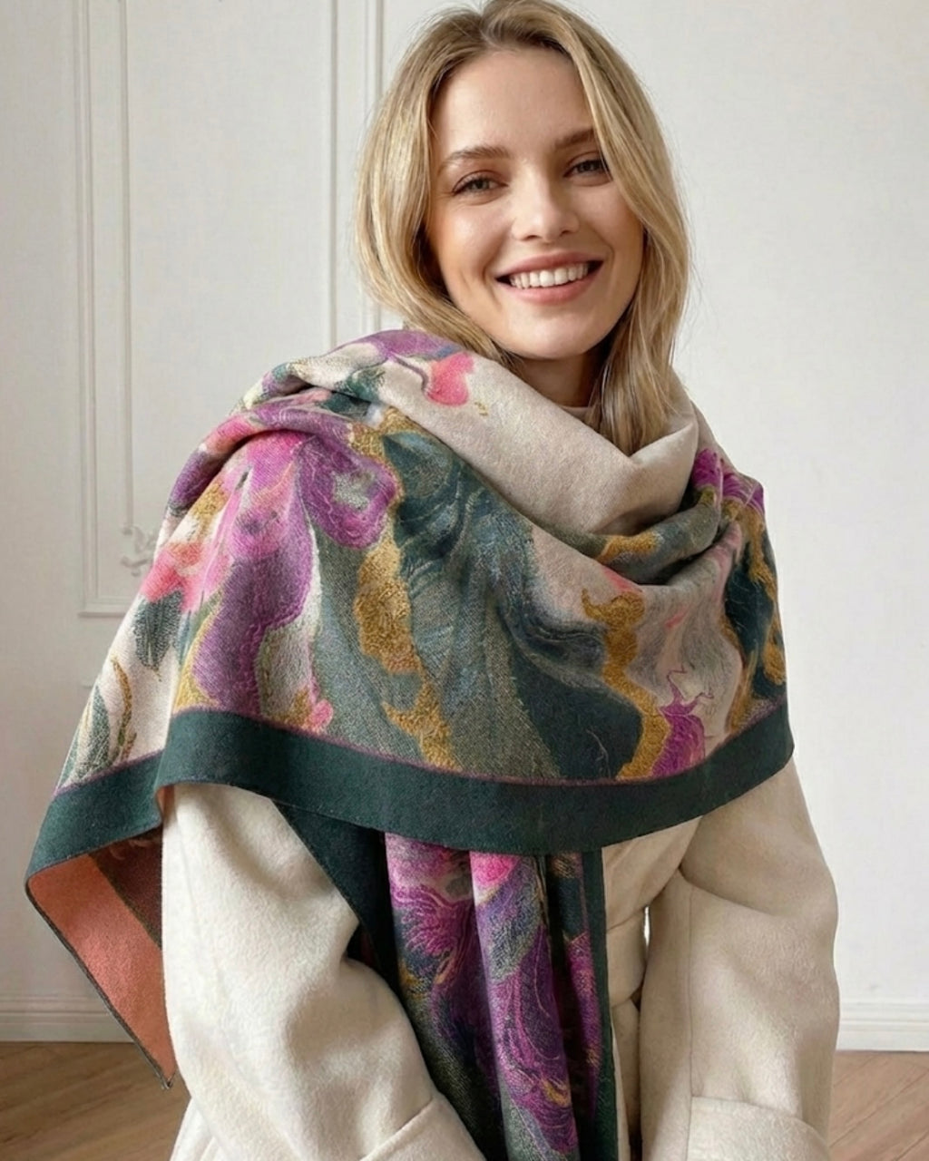 Canvas in Bloom Scarf