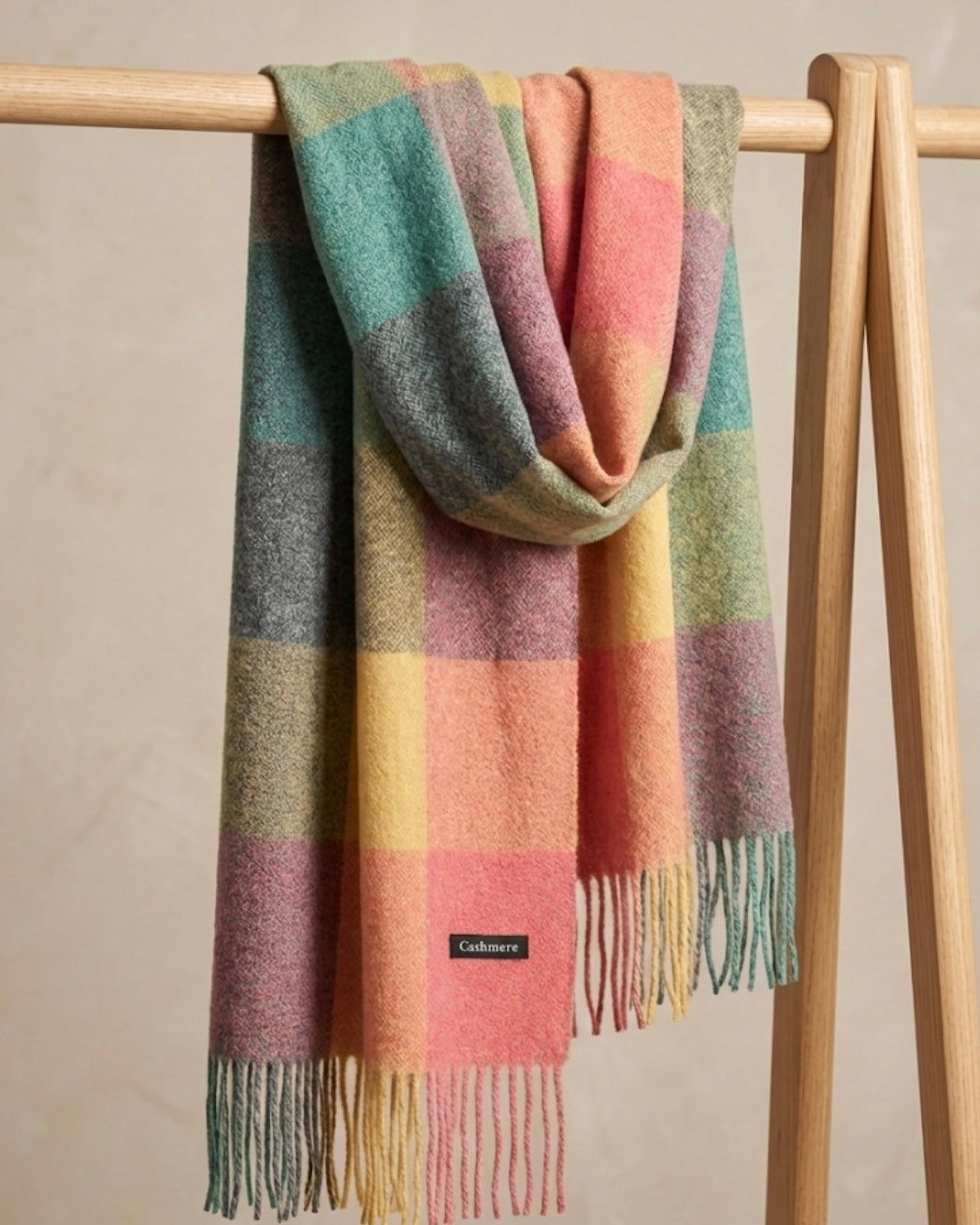 Color-Block Muse Scarf