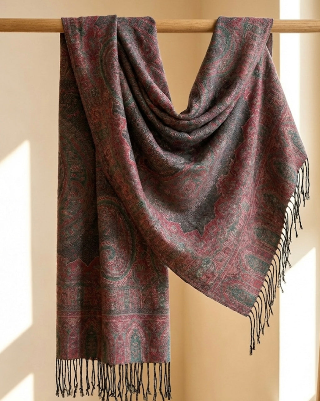 Pashmina Spiced Merlot Scarf