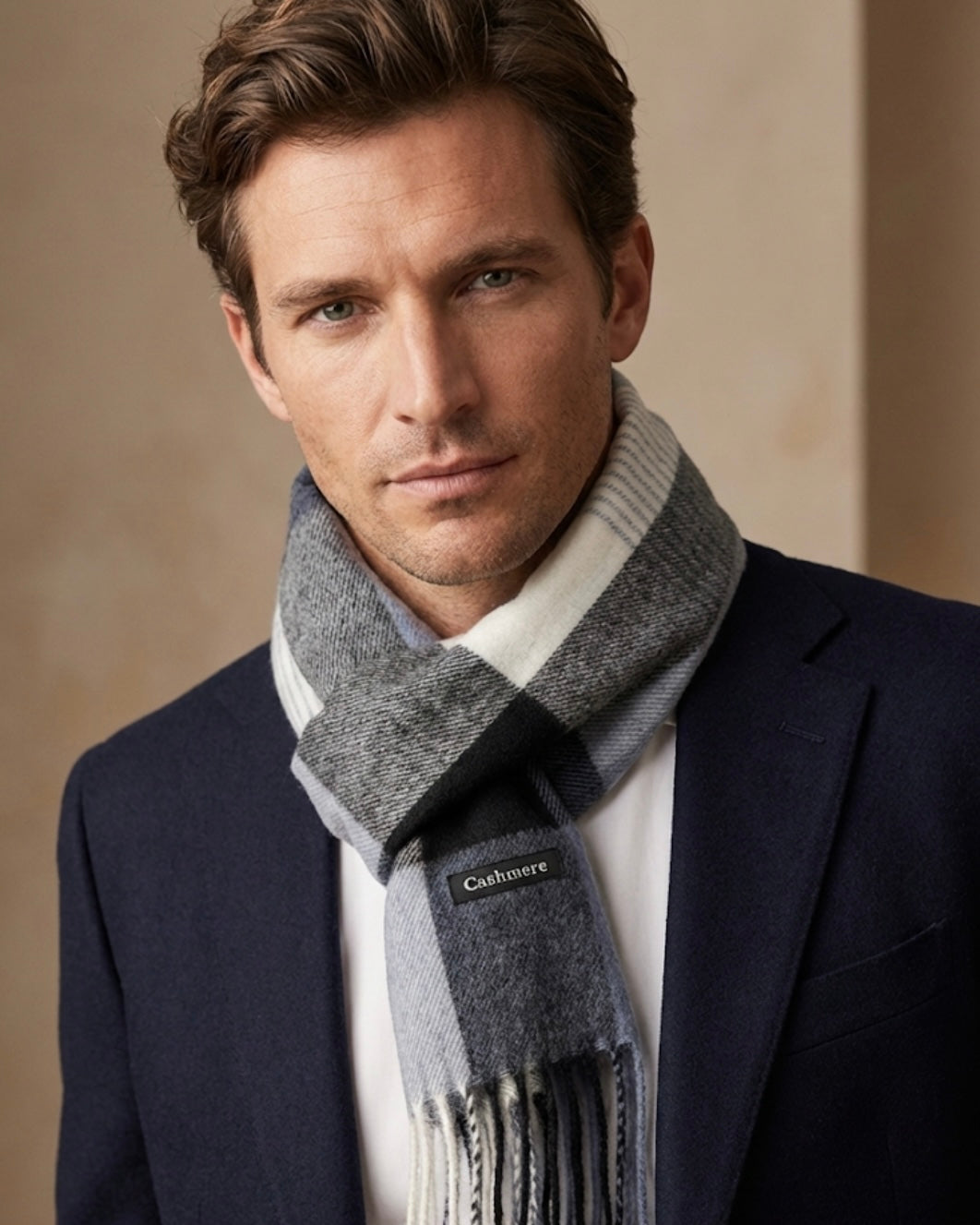 The Nordic Blue Charm Scarf