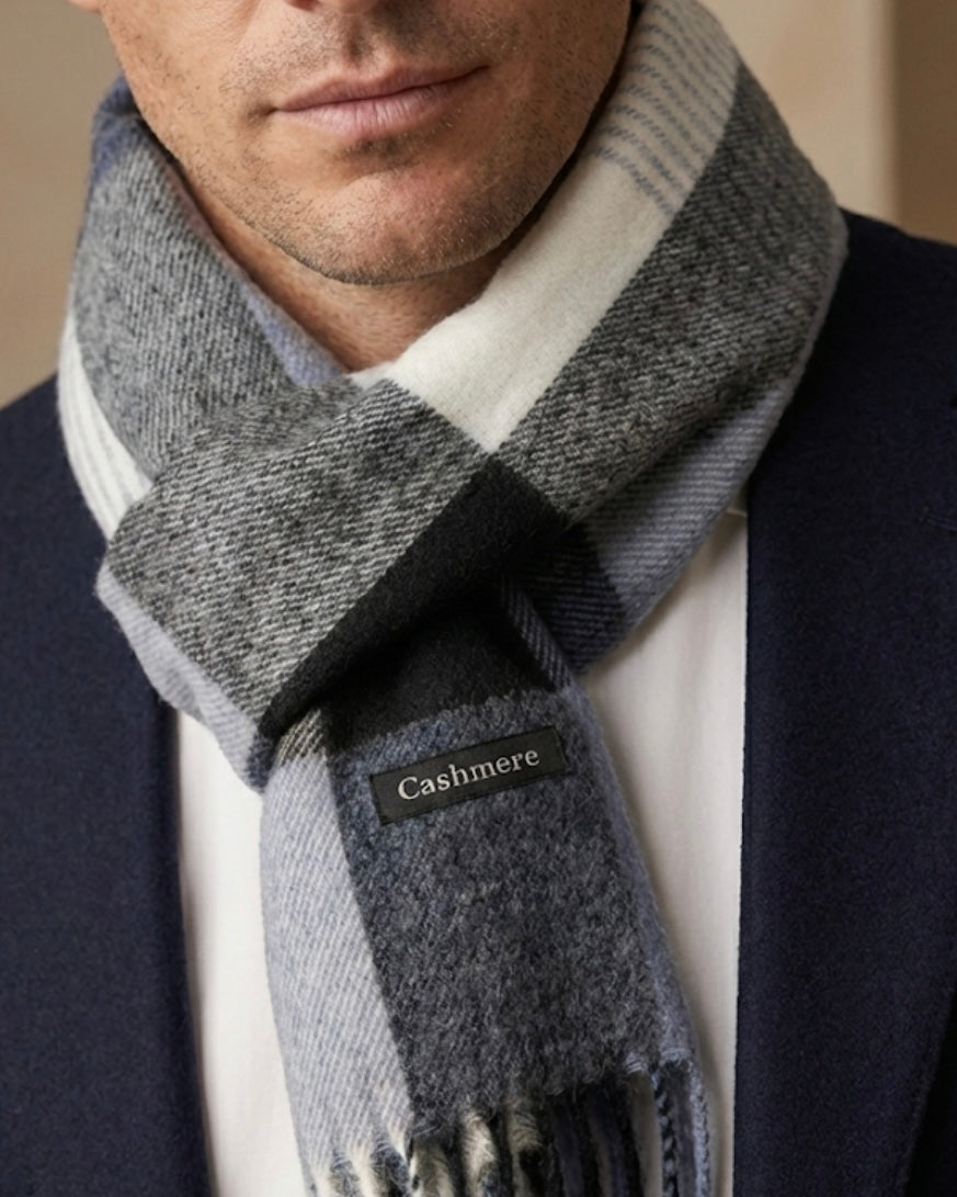 The Nordic Blue Charm Scarf