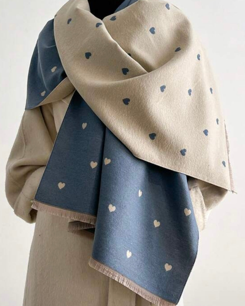 Lady Love Blue Scarf